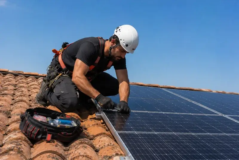 Maintenance et monitoring de panneaux solaires à Chêne-en-Semine